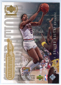 Michael Jordan & Julius Erving 1999 Upper Deck Generations Card