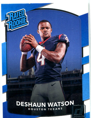 Deshaun Watson 2017 Donruss Rated Rookie Unsigned Card