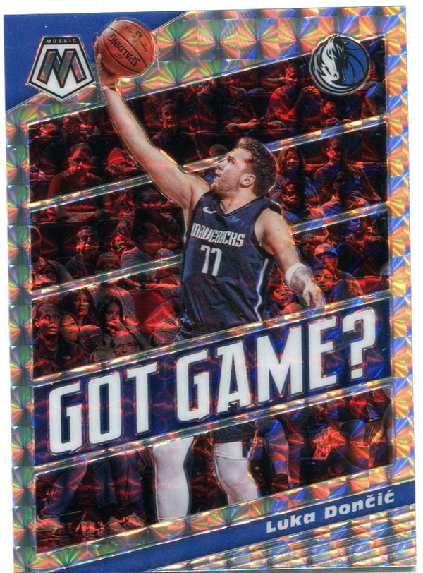 Luka Doncic Panini Mosaic Got Game 2020