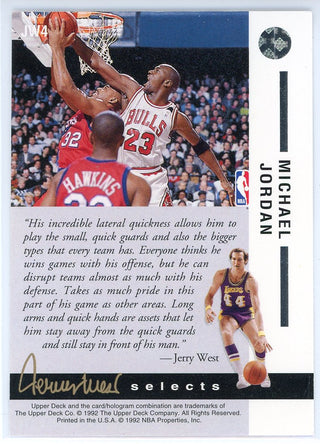 Michael Jordan 1992-93 Upper Deck Card #JW4