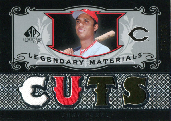 Tony Perez 2007 Upper Deck Sp Legendary Cuts Jersey Card