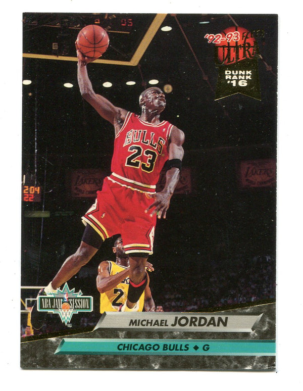 Michael Jordan 1993 Fleer Ultra Dunk Rank #216 Card