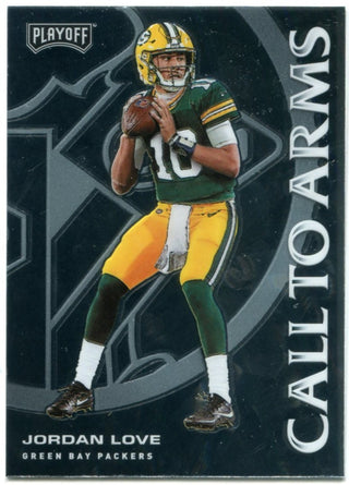 Jordan Love Panini Playoff Call to Arms Rookie 2020