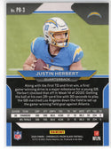 Justin Herbert 2020 Panini Chronicles Prizm Black Rookie Card #PB-3