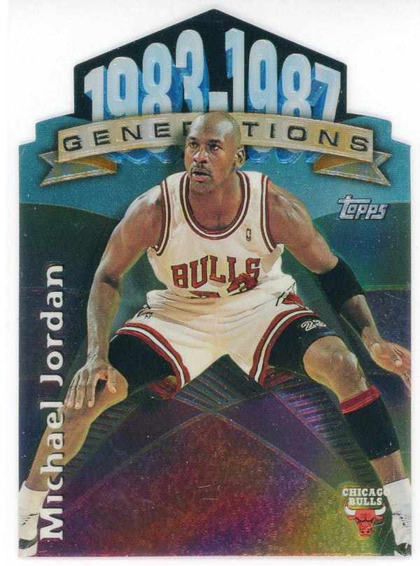 Michael Jordan 1997 Topps Generations Card #G2