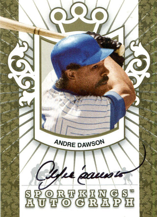 Andre Dawson Autographed Sports Kings Card