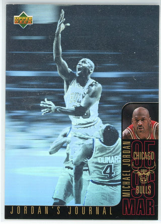 Michael Jordan 1996 Upper Deck Jordan's Journal Holo Card #J5