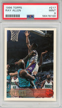 Ray Allen 1996 Topps Rookie Card #217 (PSA)