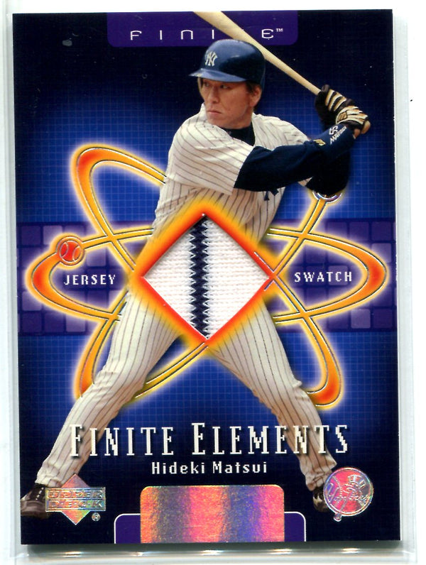 Hideki Matsui 2003 Upper Deck Finite Elements #FE-HM Swatch Card