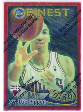 Michael Jordan & Scottie Pippen 1996 Topps Finest Swisssh Card #DS4