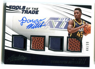 Donovan Mitchell 2017 Absolute Memorabilia #TTD4M Tools Of The Trade Auto /99