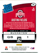 Justin Fields 2021 Panini Chronicles Donruss Optic Draft Picks Rookie Card #202