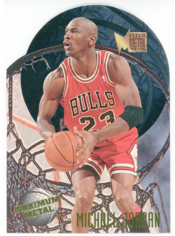 Michael Jordan 1995 Fleer Metal Maximum Metal Card #4