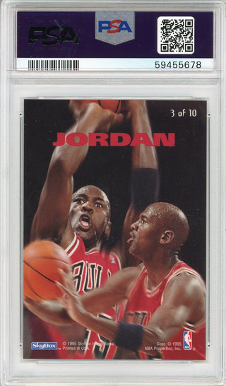 Michael Jordan 1994 Emotion N-Tense Card #3 (PSA Mint 9)