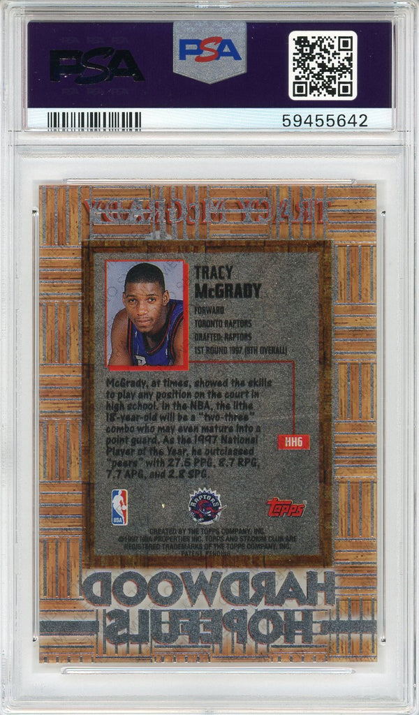 Tracy McGrady 1997 Stadium Club Hardwood Hopefuls Card #HH6 (PSA Gem Mint 10)