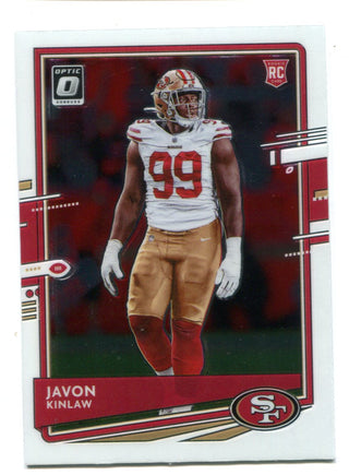 Javon Kinlaw 2020 Panini Prizm #115 Donruss Optic Card