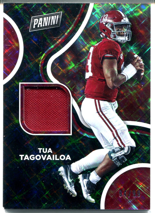 Tua Tagovailoa 2020 Panini Player of the Day Rookie Jersey Card #TT