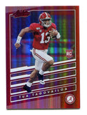 Tua Tagovailoa 2020 Panini Absolute Football Red Refractor #3 RC