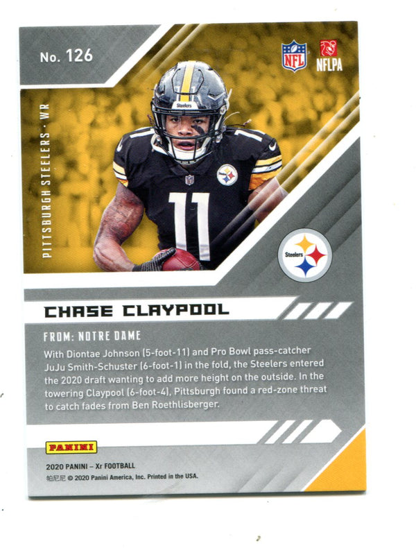 Chase Claypool 2020 Panini XR Teal #126 RC /49