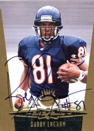 Bobby Engram Autographed 1996 Leaf Rookie Card