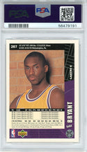 Kobe Bryant 1996 Upper Deck Collector's Choice Rookie Card #267 (PSA)