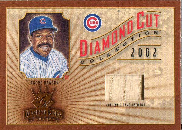 Andre Dawson 2002 Diamond Kings Bat Card