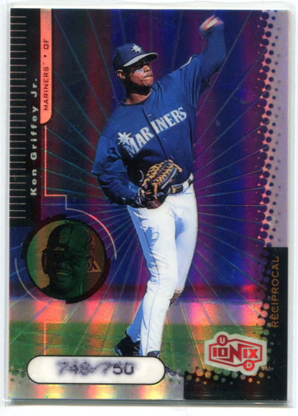 Ken Griffey jr. Upper Deck Ionix Reciprocal #R52 748/750 Card