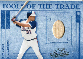 Greg Maddux 2003 Absolute Memorabilia Bat Card