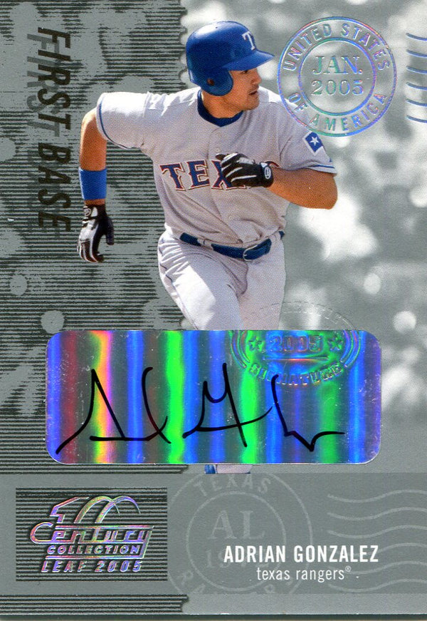 Adrian Gonzalez Autographed #227/250