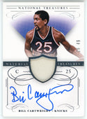 Bill Cartwright Autographed 2013-14 Panini National Treasures Material Card #MT-BC