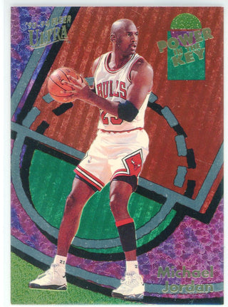 Michael Jordan 1993-94 Fleer Ultra Power in the Key Card #2