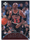 Michael Jordan 1997 Upper Deck Air Time Departure Runaway-1 Card #AT1