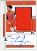 Tre Mann Autographed 2021 Panini National Treasures Collegiate Material Signatures Rookie Card #46