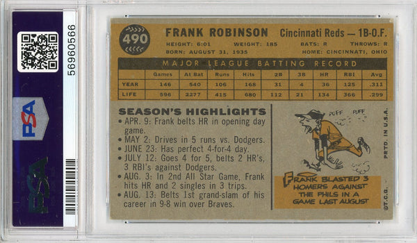 Frank Robinson 1960 Topps Card (PSA)