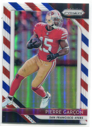 Pierre Garcon 2018 Panini Prizm Red, White & Blue Prizm Card