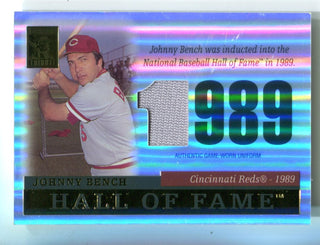 Johnny Bench 2004 Topps Tribute #TRJB2 Jersey Card