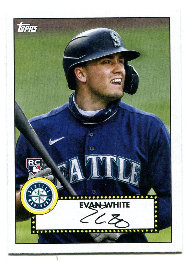 Evan White Topps 2021 Rookie Card #T52-17