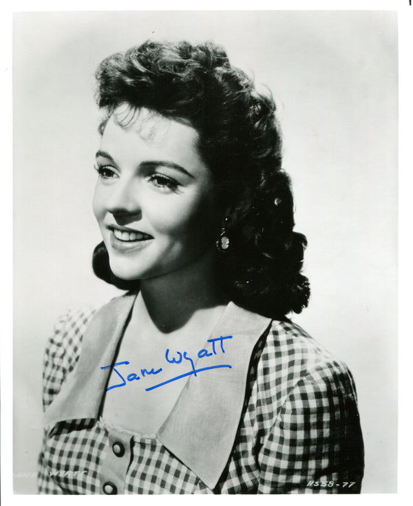 Jane Wyatt Autographed Black & White 8x10 Photo (JSA)