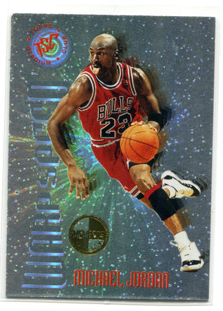 Michael Jordan Topps Stadium Club 1995 WS1 Warp Speed Card