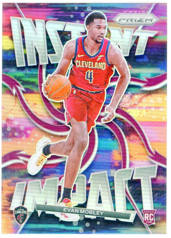 Evan Mobley 2021-22 Panini Prizm Instant Impact Prizm Rookie Card #10