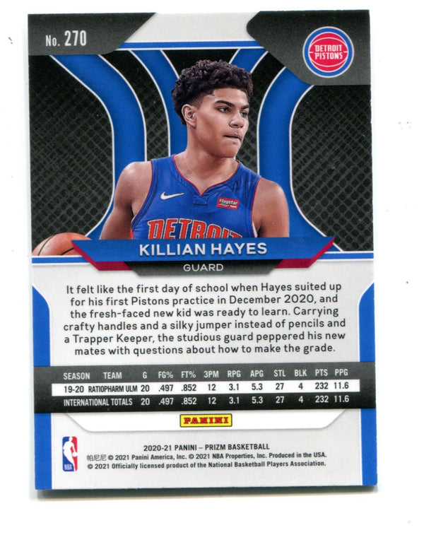 Killian Hayes 2020 Panini Prizm #270 RC