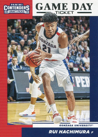 Rui Hachimura 2019 Contenders Draft Picks Game Day Ticket Rookie Card