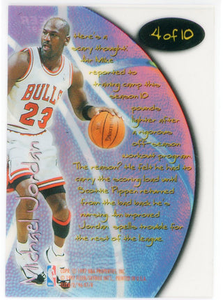 Michael Jordan 1996-97 Fleer Total O Card #4