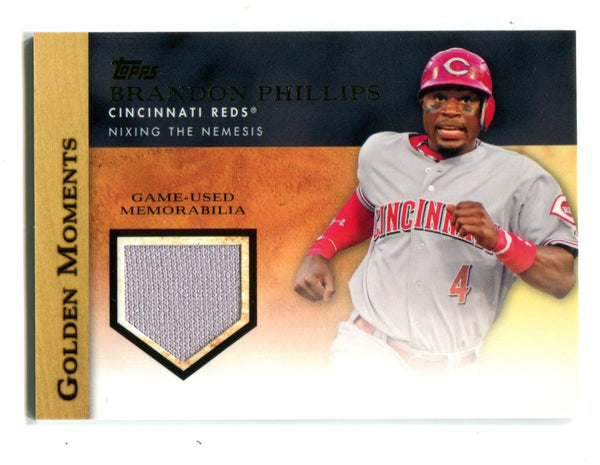 Brandon Phillips 2012 Topps Golden Moments #GMRBP Jersey Card