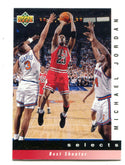 Michael Jordan 1992 Upper Deck Jerry West Selections #jw1 Card