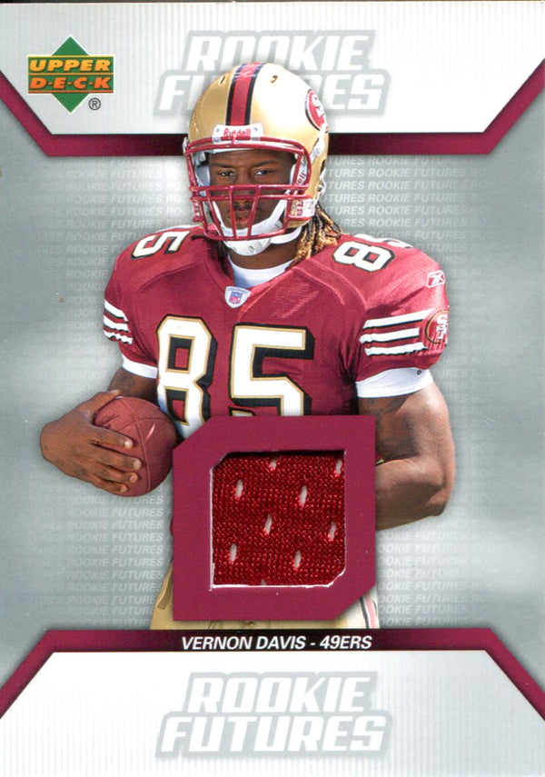 Vernon Davis 2006 Upper Deck Rookie Futures Jersey Card