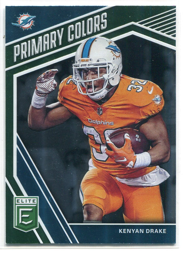 Kenyan Drake 2019 Panini Donruss Elite Primary Colors Insert Card