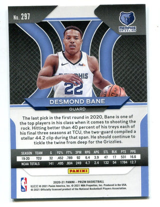 Desmond Bane 2021 Panini Prizm #297 RC