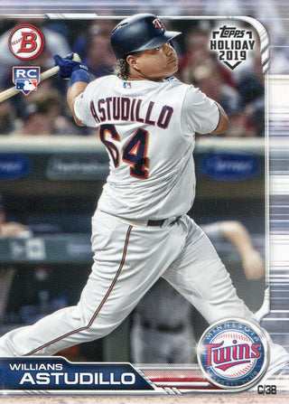 Willians Astudillo 2019 Topps Holiday Bowman Rookie Card