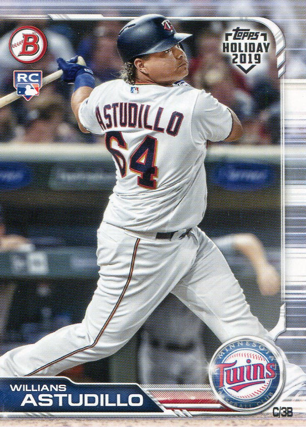 Willians Astudillo 2019 Topps Holiday Bowman Rookie Card